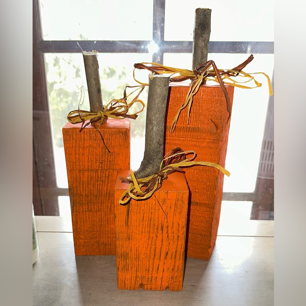 Reclaimed Barnwood Pumpkins